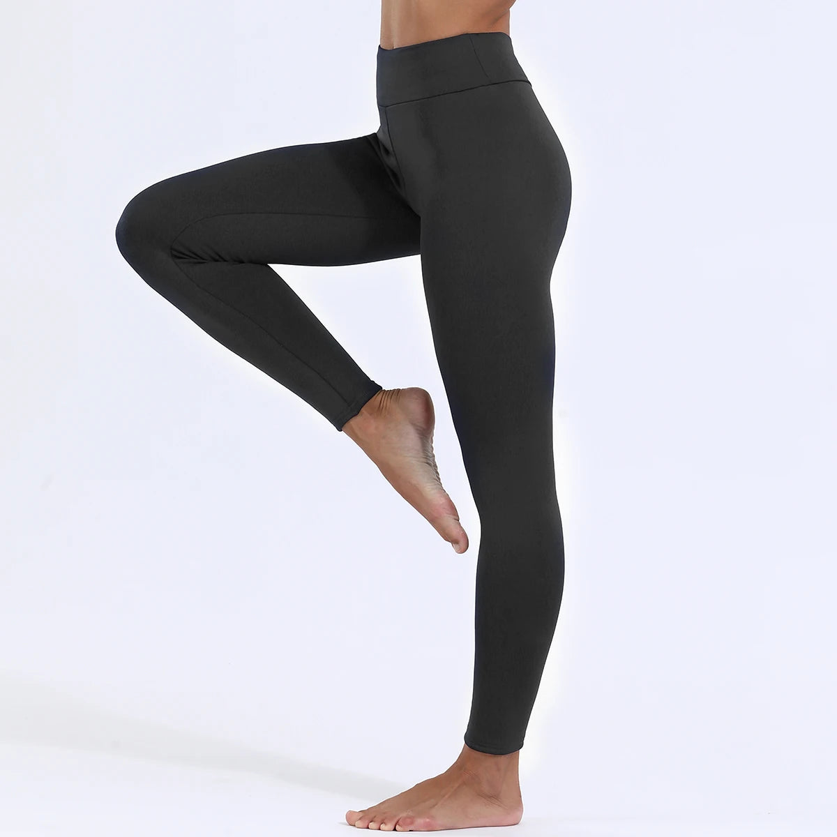 "Cosy up this Winter: Women's Thick Velvet Stretch Leggings For Ultimate Warmth"