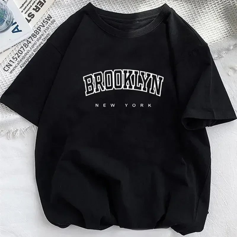 "Brooklyn Vibes: Stylish Women's T-Shirt Celebrating New York"