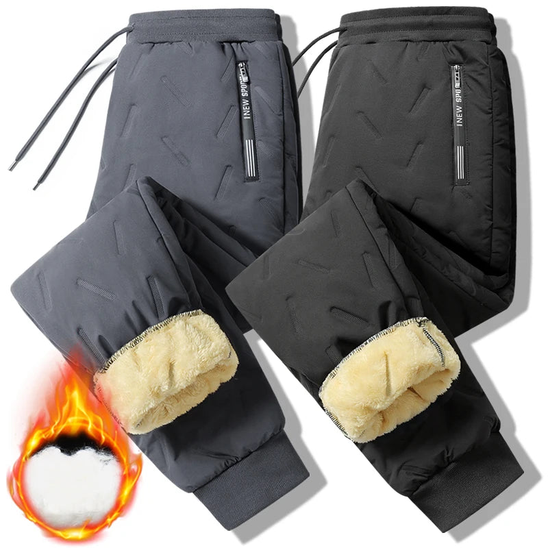 "Winter Warm Straight Trousers Cold Resistance For Casual"