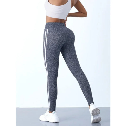 "Women Striped Slim Sports Pants for Gym"