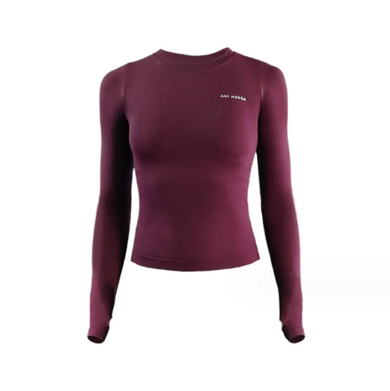 "Elevate Your Workout: Long Sleeve fitness Top For Gym, Running and Yoga"