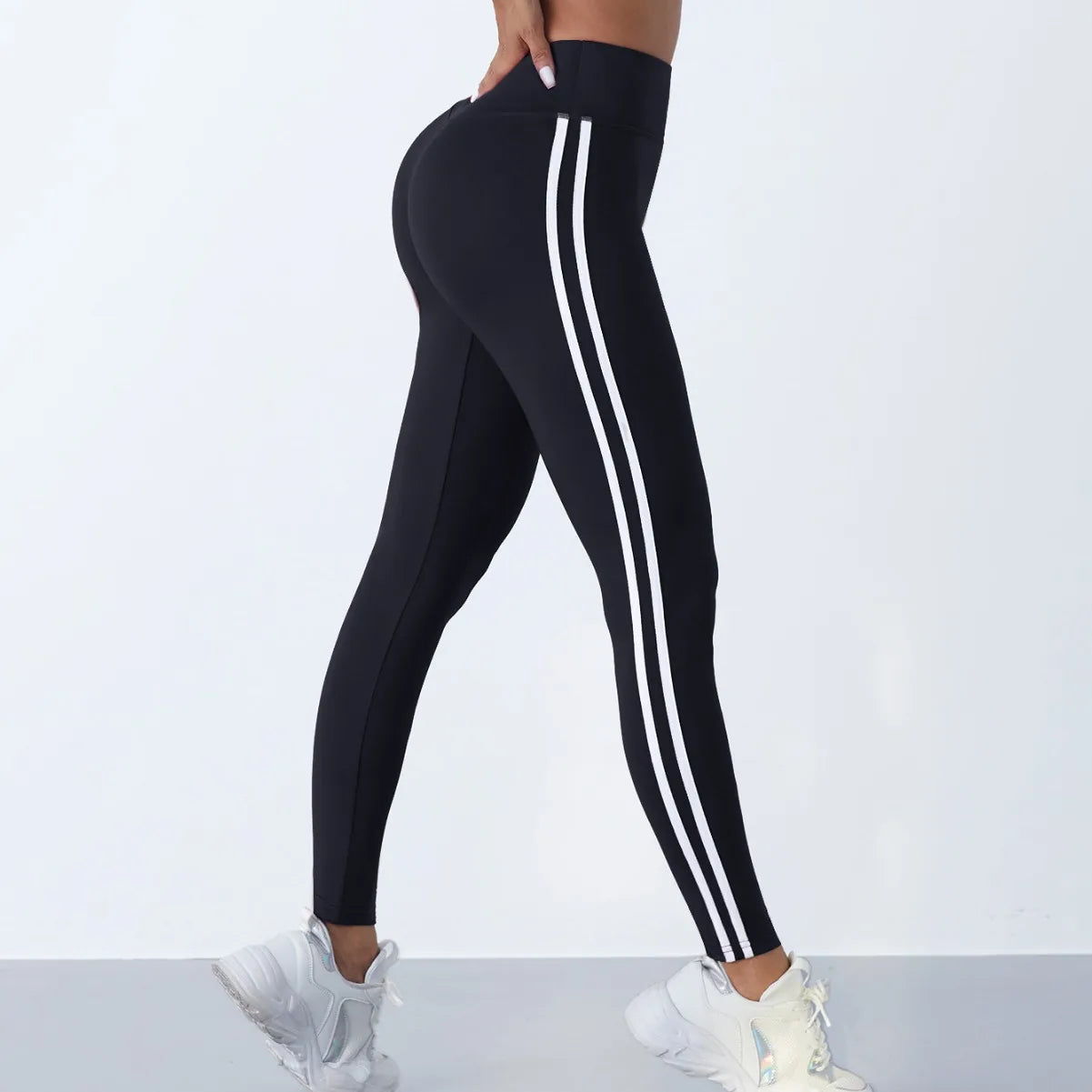 "Women Striped Slim Sports Pants for Gym"