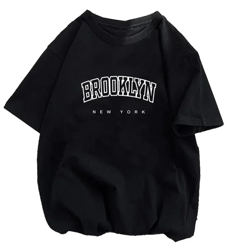 "Brooklyn Vibes: Stylish Women's T-Shirt Celebrating New York"